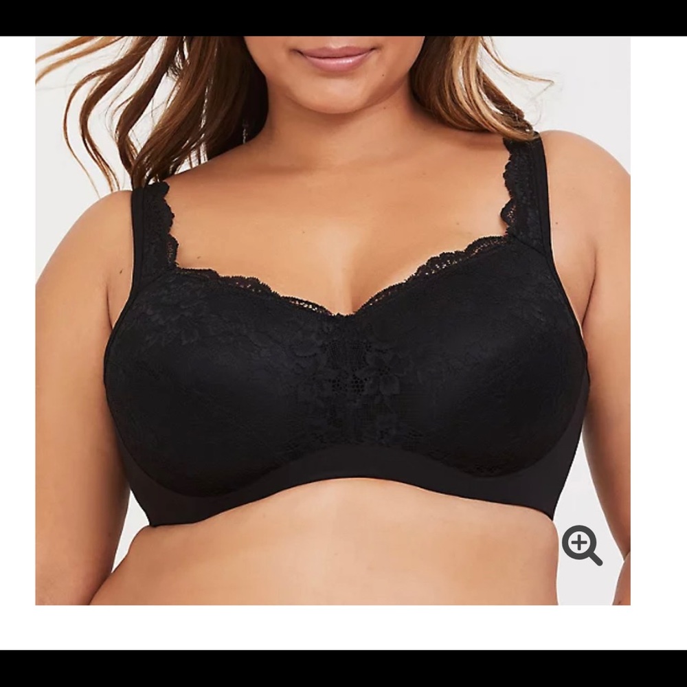 Lace Maximum Support Lined Full Coverage Bra 50c - image 1